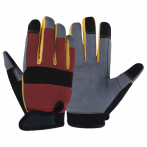 ถุงมือช่าง JNM SAFETY Amara รุ่นยอดนิยม หนังสังเคราะห์เสริมแรง 11 ออนซ์ ป้องกันแรงกระแทกสูง พร้อมปลอกข้อมือยาง PU - Product Image 4