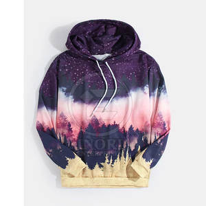 Sudaderas con Capucha Sublimadas para Hombre, Corte Holgado, 100% Algodón, Mangas Largas, Transpirables, Ecológicas, con Estampado Personalizado - Product Image 1