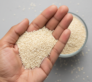 Graines de sésame blanches biologiques saines, décortiquées, qualité supérieure, 100% naturelles, sans additifs, SeedVantage, fabriquées en Inde, durée de conservation de 12 à 18 mois, qualité supérieure - Product Image 3