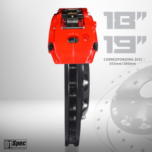 D1Spec Red 6-Piston <b>Brake</b> <b>Calipers</b> for Upgrade Retrofit - Product Image 2