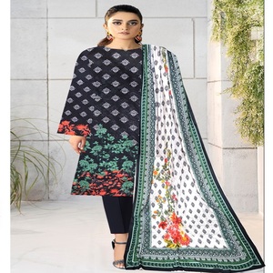 ชุดกีฬาปาร์ตี้ปากีสถาน salwar kameez ชุดสนามหญ้า3ชิ้นสำหรับผู้หญิงดีไซน์สวยใส่ประจำวันโดย AF Fashion VOL 5พร้อมทำ - Product Image 3