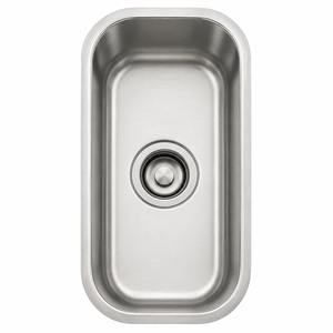Modern Single Bowl Stainless Steel Kitchen Sink Undermount <b>Brushed</b> Satin Surface 5 Year Warranty - Product Image 3