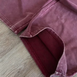 Pantalon décontracté délavé à l'acide, impression sérigraphiée personnalisée, survêtement vieilli, pantalon de survêtement évasé à cordon, pantalon de survêtement vintage délavé à l'acide pour homme - Product Image 2
