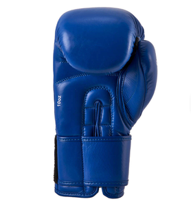 Gants de boxe en cuir beige avec fermeture Velcro, design respirant pour l'entraînement des adultes - Product Image 3