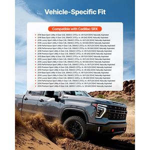 Ensemble de moyeu de roue avant (2 pièces) compatible avec Cadillac SRX Base Luxury Performance Premium 4 portes 3ème génération 2014-2016 - Product Image 3