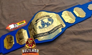 Cinturón de Campeonato de Lucha Libre NWA World TAG TEAM de Peso Pesado para Adultos, Hecho de Zinc de 2mm y 4mm - Product Image 4