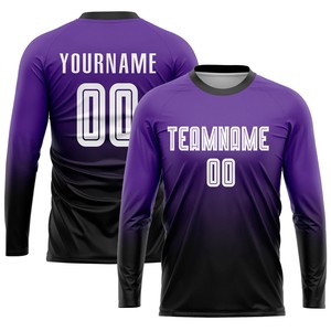 โรงงานผลิตเสื้อฟุตบอลราคาพิเศษ, ชุดฟุตบอลสั่งทำ, ผ้าโพลีเอสเตอร์ 100% ระบายเหงื่อได้ดี, ปักชื่อและหมายเลขผู้เล่น - Product Image 1