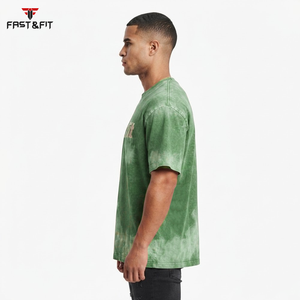 2026 High Quality Acid Wash T-<b>Shirt</b> <b>for</b> <b>Men</b> Summer Fitness & Casual Wear Comfortable Quick Dry Breathable - Product Image 3
