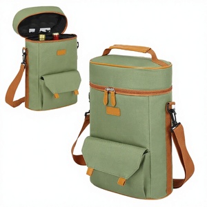 Wine <b>Cooler</b> Bag Insulated Thermal Bottle Carrier Custom Logo Vietnam Supplier <b>Backpack</b> <b>Cooler</b> Bags for Travel, Picnic Lunch Bags - Product Image 1