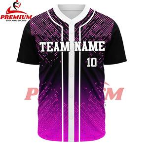 Nouvelle arrivée, maillot de baseball personnalisé avec le nom de l'équipe, personnalisable, unisexe adulte, respirant, séchage rapide, léger, grande taille - Product Image 5