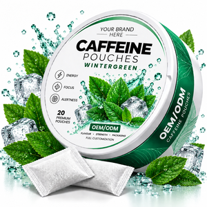 Sachets Énergétiques Premium Saveur Menthe Sauvage Qualité Alimentaire Sachets de Caféine Orale Fraîcheur Glaciale Vente en Gros ODM/OEM - Product Image 3