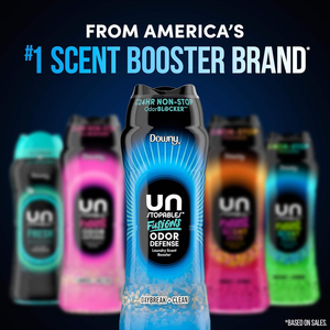 Downy Unstopables Fusions Odor Defense, Perlas Aromatizantes para Lavadora, Aroma Daybreak + Clean, 21.1 oz, 2 en 1 - Product Image 5