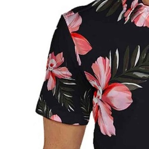 Camisas Hawaianas 100% Algodón Antiarrugas para Hombre, Camisas Hawaianas Personalizadas con Estampado Ecológico y Transpirable para Verano - Product Image 6