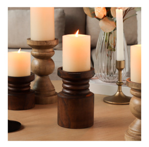 Candelabro de Madera Clásico, Lujoso y Elegante, Hecho a Mano, para Decoración del Hogar, que Crea una Atmósfera Cálida y Acogedora - Product Image 5