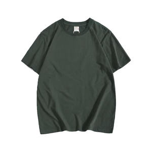 เสื้อยืดโอเวอร์ไซส์ผ้าเจอร์ซีย์คอตตอน 100% สำหรับผู้ชาย ทรงใหญ่พิเศษ สีพื้น ซักแบบ Stone Washed คอกลม แขนสั้น รับสกรีนโลโก้ น้ำหนัก 120 กรัม - Product Image 2