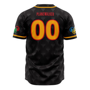 Maillot de baseball et softball professionnel en tissu mesh à séchage rapide, personnalisable avec votre marque - Product Image 4