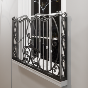 Decorative Balcony Railing Iron Balcony Railings for Outdoor Use Strong Durable Steel Balcony Design for Luxury Home Exterior - Product Image 4