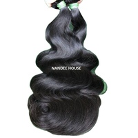 Perruque en dentelle noire de vison FH Vendor's, cheveux humains vierges Remy indiens, alignés sur les cuticules, ondulés naturels, extensions de cheveux naturels