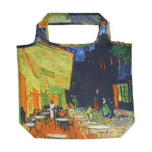 ผลงานชิ้นเอกของ AE-00826กระเป๋าช้อปปิ้งรักษ์โลก Van Gogh 'café Terrace AT night' ออกแบบเป็นมิตรกับสิ่งแวดล้อมและทันสมัย - Product Image 1