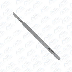 Instrumentos Quirúrgicos, Cuchillo de Disección con Hoja Afilada de Acero Inoxidable, Tamaño de Hoja de 50 mm, Mango de Metal, Instrumento Médico - Product Image 4