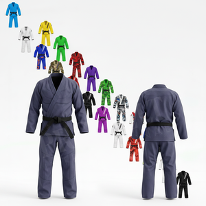 Kids and Adults New Arrival Jiu Jitsu Gi BJJ Martial Arts Training Kimono Cotton Durable <b>Grappling</b> High Strength BJJ Uniform - Product Image 1