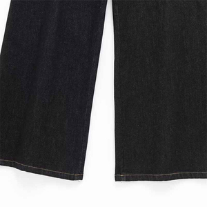 New Stylish Wholesale Women's Denim Stretchy <b>Jean</b> Pants Skinny <b>Jeans</b> Pant Apparel Stock <b>Jeans</b> Washed Down Loose Baggy Pants - Product Image 3