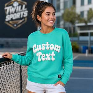 Sweat-shirt oversize à col rond pour femme, couleur unie, épaules tombantes, manches longues, en coton tricoté, design automne, imprimé bouffant - Product Image 2