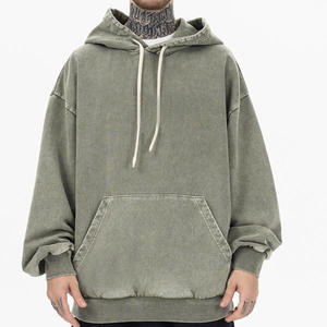 Sudadera con Capucha para Hombre, Estilo Retro, de Algodón Grueso, Informal, para Uso Diario - Product Image 6