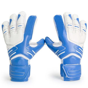 ถุงมือผู้รักษาประตูฟุตบอล Blue Eagle Sports Custom Logo  ยางลาเท็กซ์ที่ฝ่ามือ  ระดับมืออาชีพ  รองรับแรงกระแทกสูง  แบบ Negative Cut  สำหรับทุกเพศ - Product Image 1