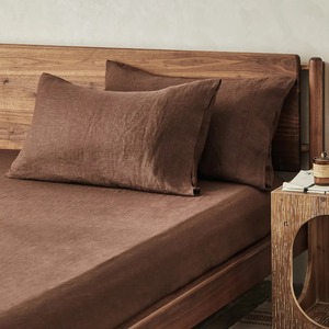 100% Pure Linen <b>Sheets</b> Set Durable Anti-Tear Linen <b>Bed</b> <b>Sheets</b> Machine Washable Flat Fitted <b>Sheet</b> Sets - Product Image 5