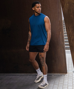 Summer Fitness Sports <b>Tank</b> <b>Top</b> Men Breathable <b>Loose</b> Mesh Training Sleeveless T-shirt Quick Drying vest male Fitness Clothing - Product Image 6
