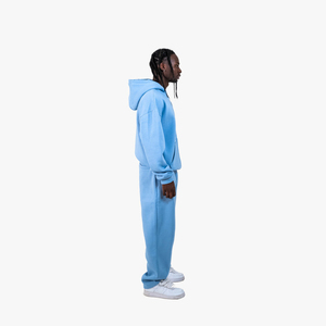 MARCO WEAR Ensemble de survêtement deux pièces à capuche pour homme, coupe-vent, écologique, streetwear d'hiver, effet délavé à l'acide - Product Image 4