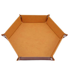 Plateau de jeu hexagonal pliable SALVA LEATHER, écologique, de haute qualité, personnalisable et coloré, pour les jeux de rôle, D&D et autres jeux de table - Product Image 4