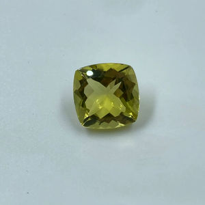 Cuarzo Limón Natural Cuadrado Amarillo Claro Transparente de Alto Brillo, Gema para Joyería, Precio al por Mayor, Exportador - Product Image 1