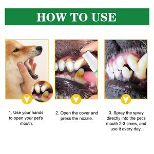 Universal Pet Tooth Deodorizer <b>Spray</b> Cats and <b>Dogs</b> Breath Freshening Mouth Cleaning for Cleaning & Grooming - Product Image 3