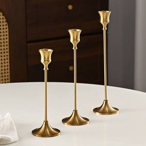 Luxury Design <b>Brass</b> <b>Candle</b> <b>Sticks</b> for Dining Table Decoration Wedding Centerpieces Party Decor Home Interiors & Gift Giving Use - Product Image 3