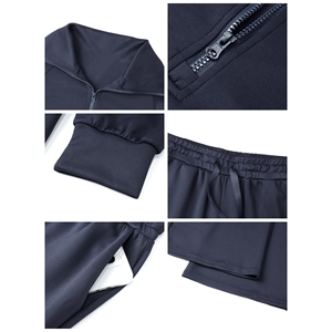 Ensemble de survêtement décontracté 2 pièces pour femme - Veste zippée à col montant et pantalon ample - Collection Hiver - Product Image 6