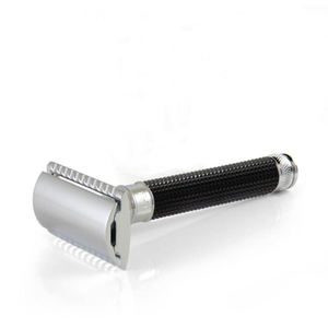 Maquinilla de Afeitar de Seguridad Profesional de Doble Filo, 24K, de Acero Inoxidable de Alta Calidad, Color Dorado - Product Image 1