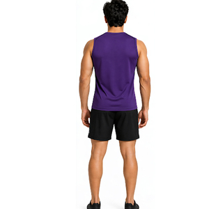 Chemise de compression sans manches pour homme, tissu extensible à séchage rapide, idéale pour un style de vie actif et un confort tout au long de la journée - Product Image 2