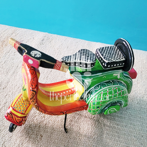 Trottinette en bois multicolore - Product Image 5