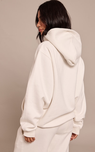 Men's High Quality Winter Streetwear Hoodie Custom Embroidery Plain Dyed Polyester/Cotton Fabric Fleece Breathable <b>Sweatshirt</b> - Product Image 5