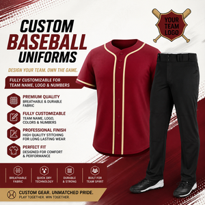 Uniforme de baseball pour adultes fabriqué au Pakistan, haute qualité, 100% polyester, personnalisé, respirant, séchage rapide, coupe régulière, toutes saisons - Product Image 1
