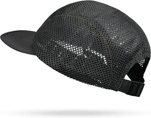 Unisex Canvas Black Snapback Cap 6-Panel Adjustable Breathable Waterproof Sporty 3D Embroidery Outdoor <b>Hat</b> <b>Summer</b> Style - Product Image 1