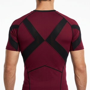 <b>Men</b> <b>Compression</b> <b>Shirt</b> Short Sleeve Bape Style T <b>Shirt</b> for <b>Men</b> Apparel Tshirt Workout Fitness Athletic Sportswear <b>Shirt</b> - Product Image 2