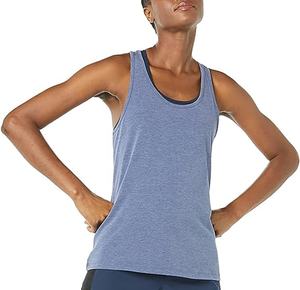 Women's Custom Logo <b>Racer</b> Back Tank <b>Top</b> Wholesale Summer Sportswear Breathable Spandex Fit Workout Yoga Casual Style Knitted - Product Image 3