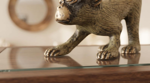 Figura de Mono de Latón Hecha a Mano, Escultura de Simprimate con Cola Enrollada, Estatua de Animal de Metal Vintage, Decoración para el Hogar, Adorno de Mesa - Product Image 3
