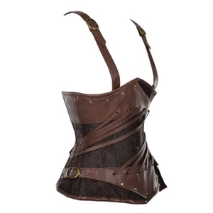 Wholesale <b>Top</b> Quality Club Wearing Sexy Leather Black Corset <b>Tops</b> Women Corset <b>Top</b> Women Sexy Custom Logo Oem Service - Product Image 6