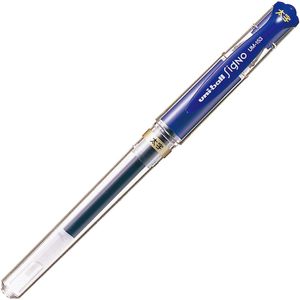 For Signo UM153 0.38mm Gel Ink <b>Pen</b> Plastic Normal Rollerball <b>Pen</b> Black Blue <b>Gold</b> Japan Stationery Office & School Use - Product Image 2