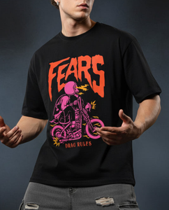 เสื้อยืดผู้ชายคอตตอน 100% แบบสั่งทำ OEM คุณภาพดีที่สุด ทรงโอเวอร์ไซส์ ไหล่ตก หนา 240 GSM ผ้ากันยับ พิมพ์ลายกราฟิกคุณภาพสูง - Product Image 3