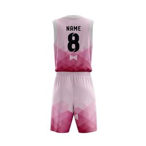 Nouvel ensemble maillot et short de basketball personnalisé en gros – Tenue de sport respirante pour équipe avec impression de logo disponible en plusieurs tailles - Product Image 3